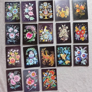 18 cartoline - SET BIG BLACK