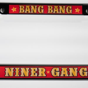 Custom license frame - Metal and Epoxy