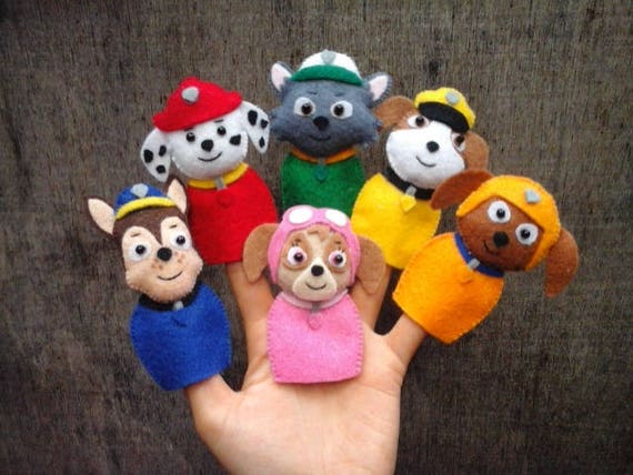 paw patrol hand puppets