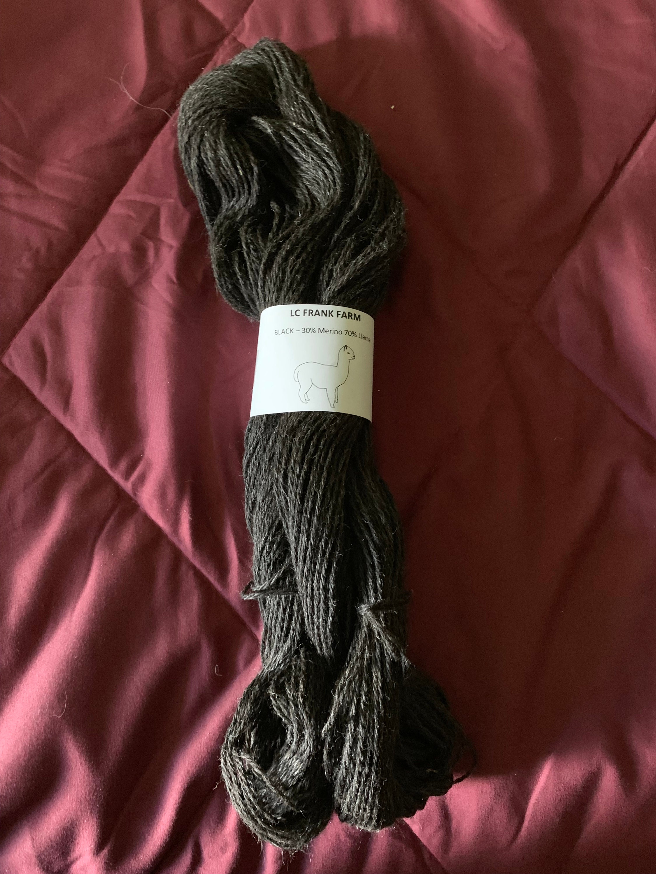 Llama Yarn, Black