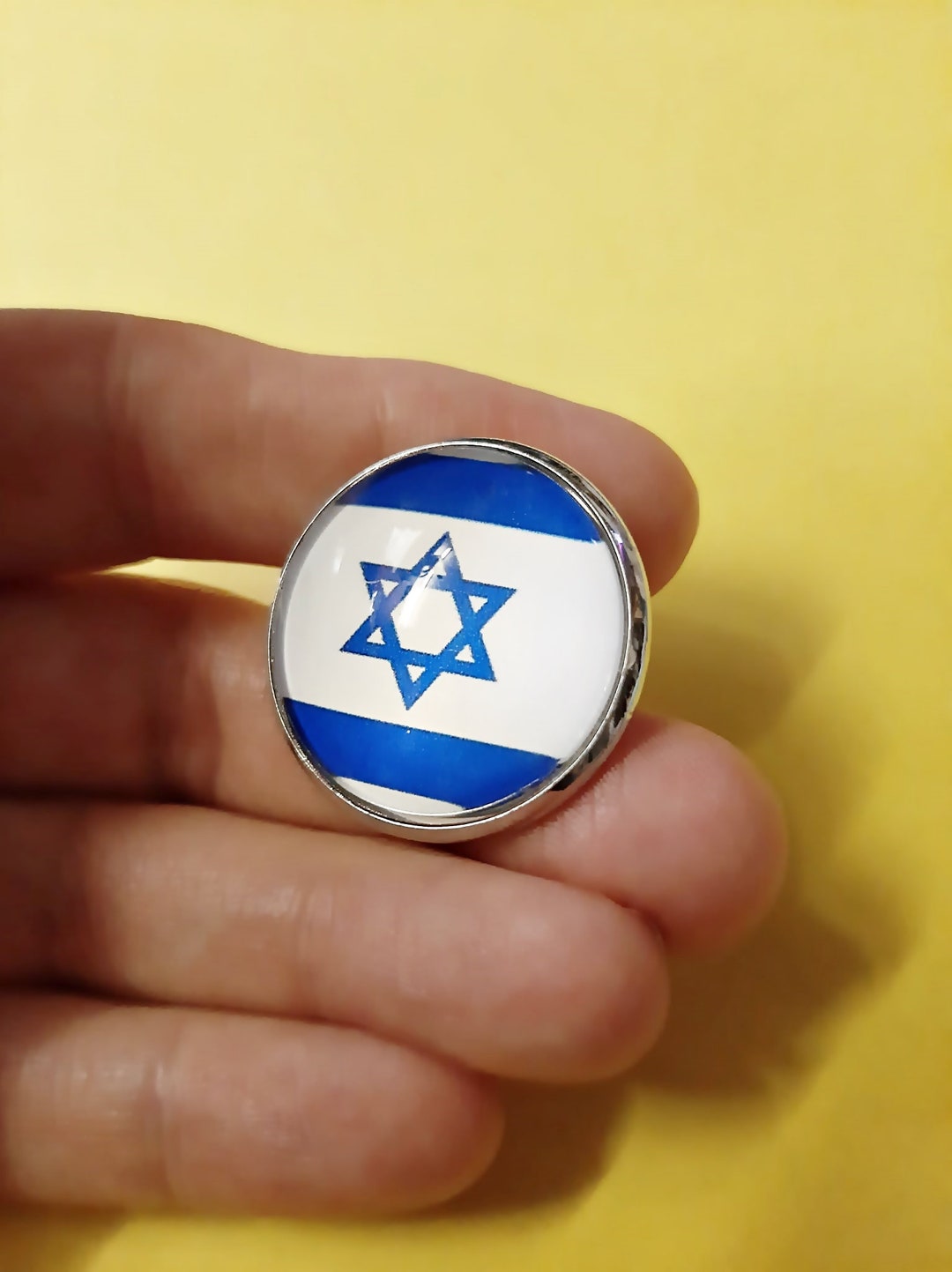 Spilla Rossa Con Bottone Vintage - S.1.2016 - Gioielli - Spille - Foto 6