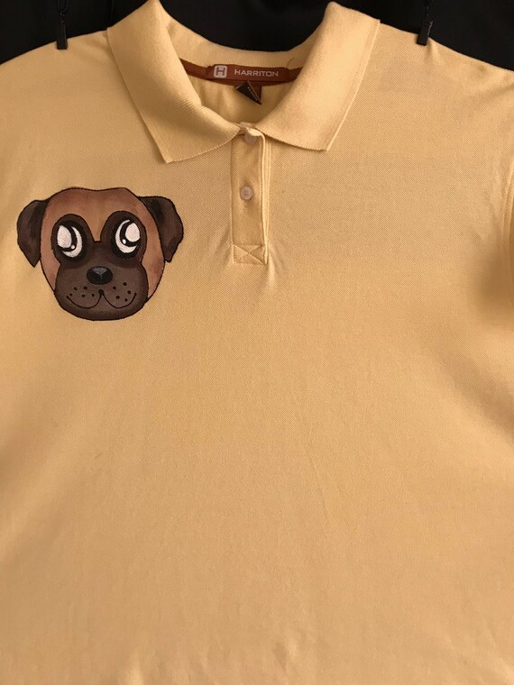 pug polo shirt