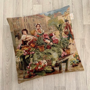 Vintage Style  Tapestry 17" Cushion Cover - High Quality - Satisfaction Guarantee - SALE