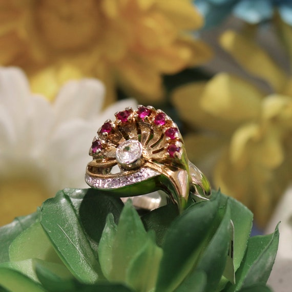 Deco Statement Ring - image 3