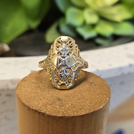 Art Deco Revival Statement Ring - image 2