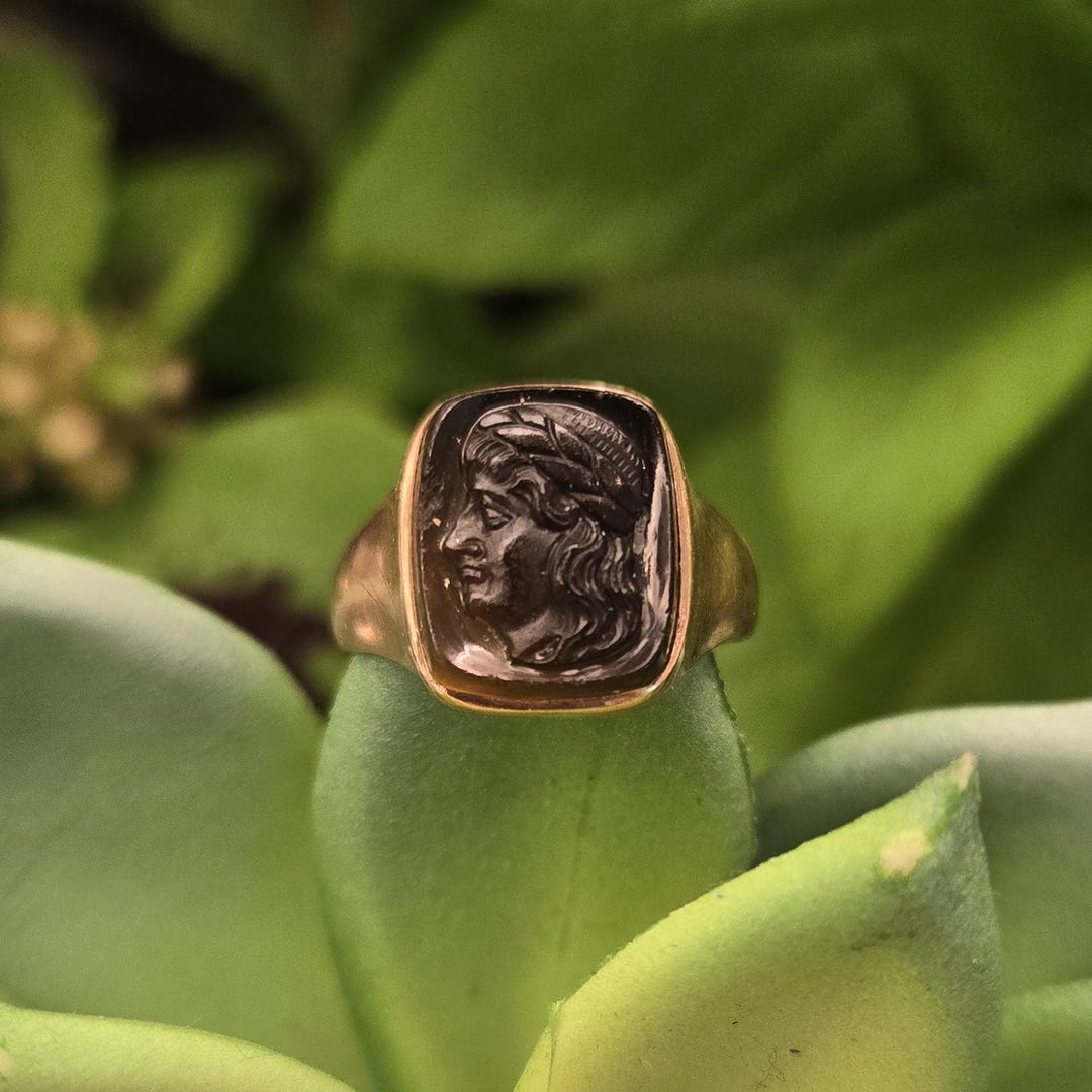 Greco-roman Intaglio Ring - Etsy
