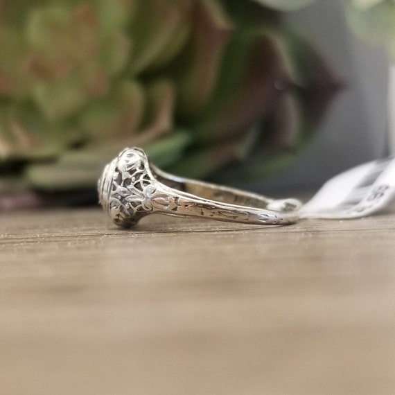 Art Deco Engagament Ring - image 2