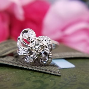 Vintage Diamond Cocktail Ring