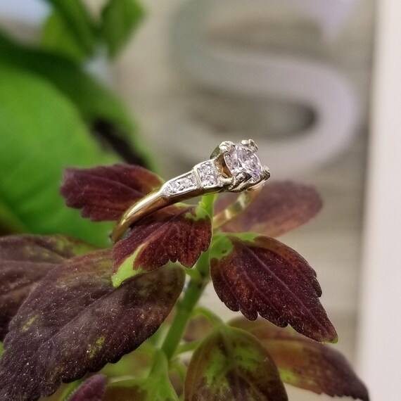 Mid-Century Diamond Ring - image 3