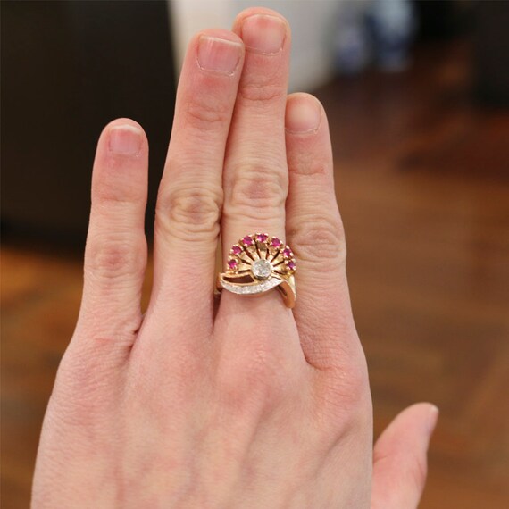 Deco Statement Ring - image 5