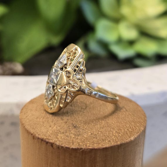 Art Deco Revival Statement Ring - image 3