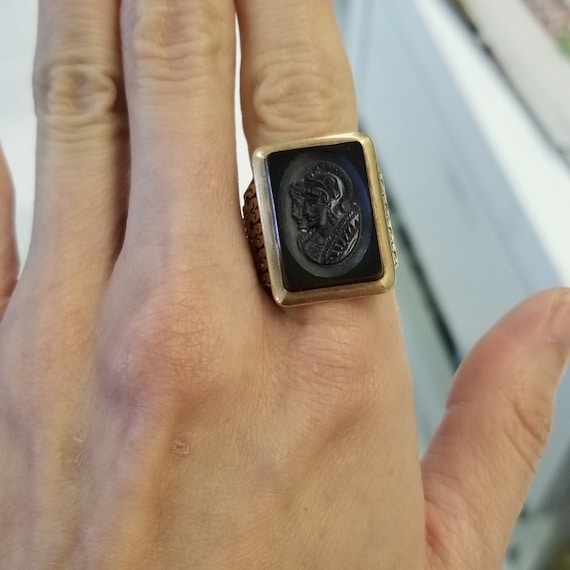 Intaglio Neo Classical Ring - image 4