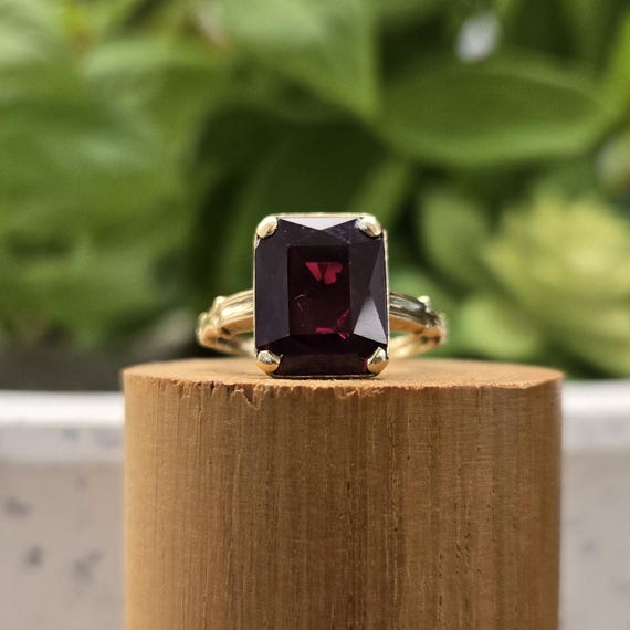 1930s Flame Fusion Ruby Ring - image 4