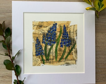 Grape Hyacinths Art Print