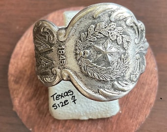 Souvenir State Spoon Ring-Texas-size7