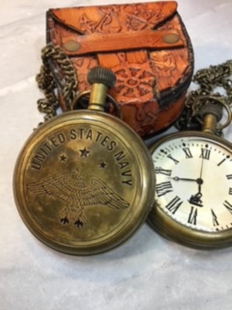 US NAVY Memorabilia Pocket Watch image 1