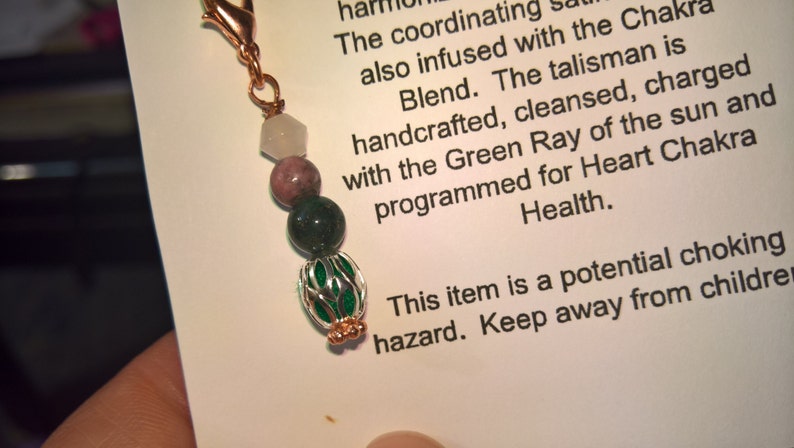 Heart Chakra Balancing Talisman image 2