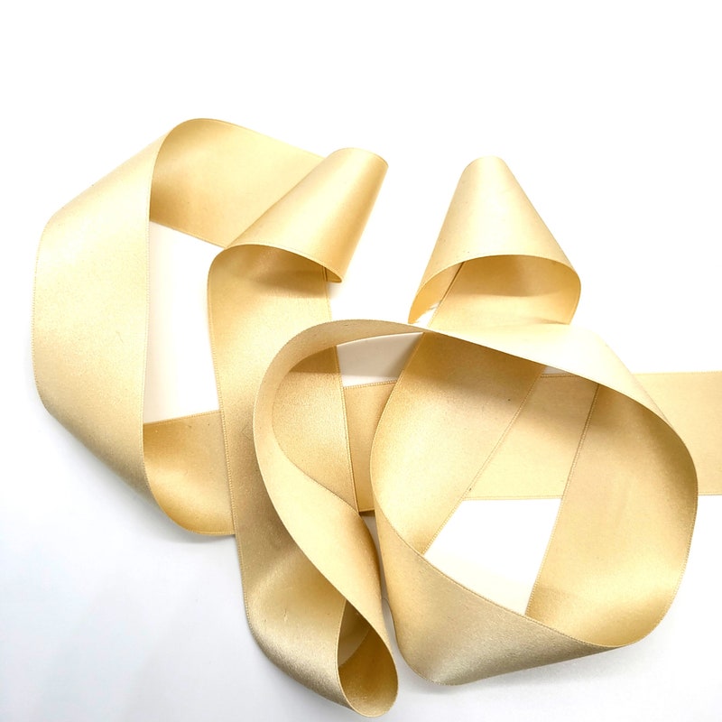 Champagne and Gold Ribbon - Etsy