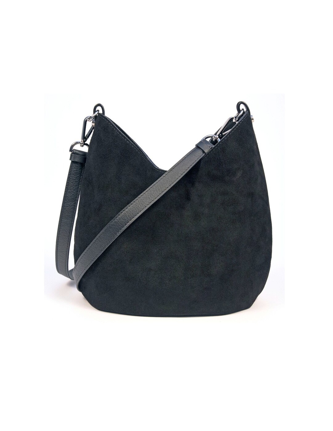 小物 hobo Cow Suede Long Key Ring Black&Beige Cow Suede Long Key Ring | hobo