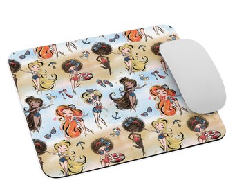 Beach Party Mouse pad | Desk Mat | Rectangular Mouse Pad | Home Office