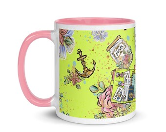 Vacay with Friends Mug with Color Inside