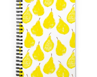 Perfect Pear Spiral notebook | Journal | Notepad | Doted Journal | Planning | Planner | Point Journal
