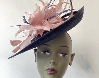 Navy and Blush Pink Hatinator.