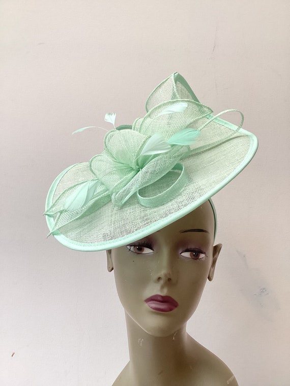 Mint Green Fascinator/hatinator. - Etsy 