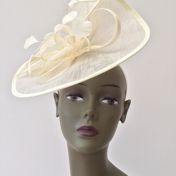 Cream Fascinator Etsy UK