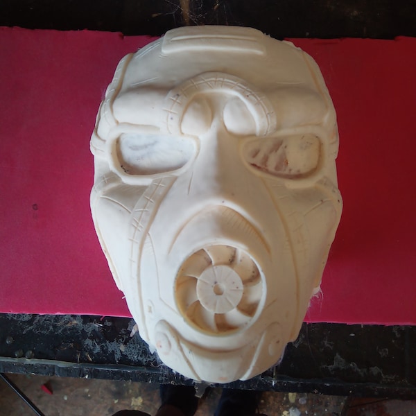 Borderlands Psycho Mask Shell only! Unpainted! no straps, no foam!