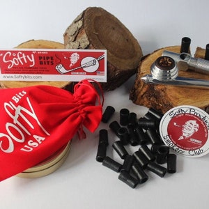 Softy Rubber Tabakpfeifen- Standardgröße 9 mm. (30er Packung)