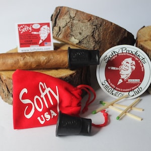 Softy 54 to 64 ring size rubber cigar holder mouthpiece tip