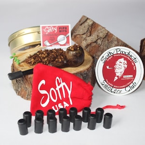 Softy small 7 mm. rubber tobacco pipe bits (14 pc. pack)