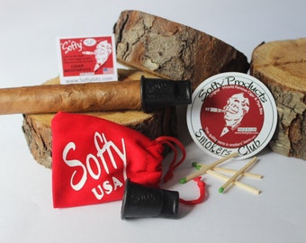 Weicher 54 bis 64 Ring Größe Gummi Zigarrenhalter Mundstück Spitze