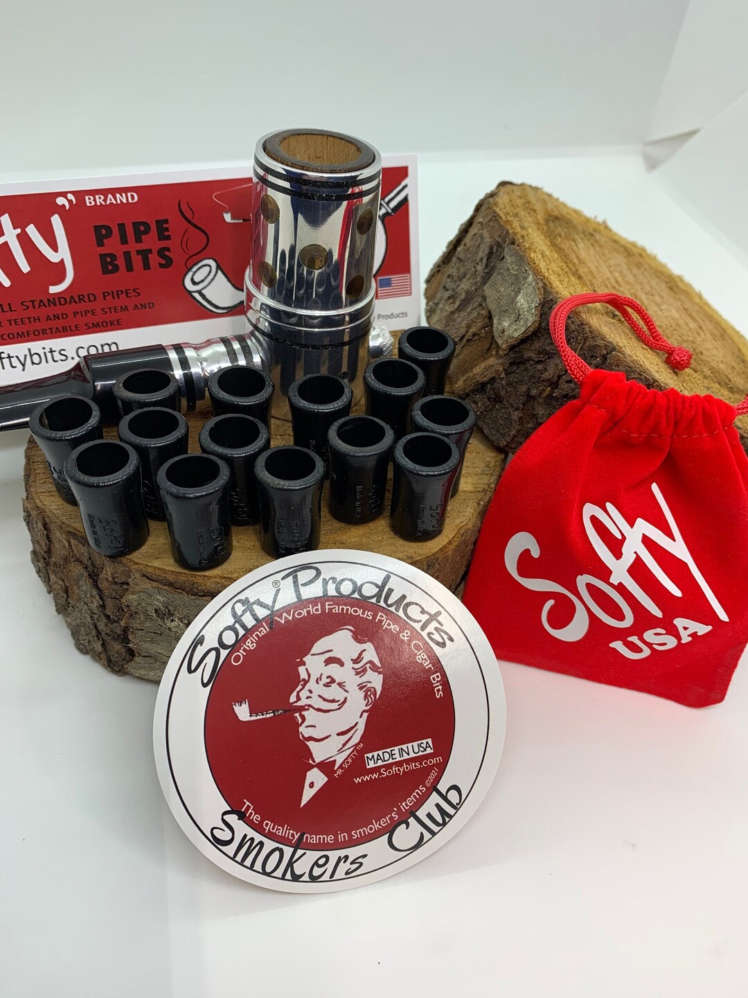 Softy Large 11 Mm. Rubber Tobacco Pipe Bits 14 Pc. Pack Etsy