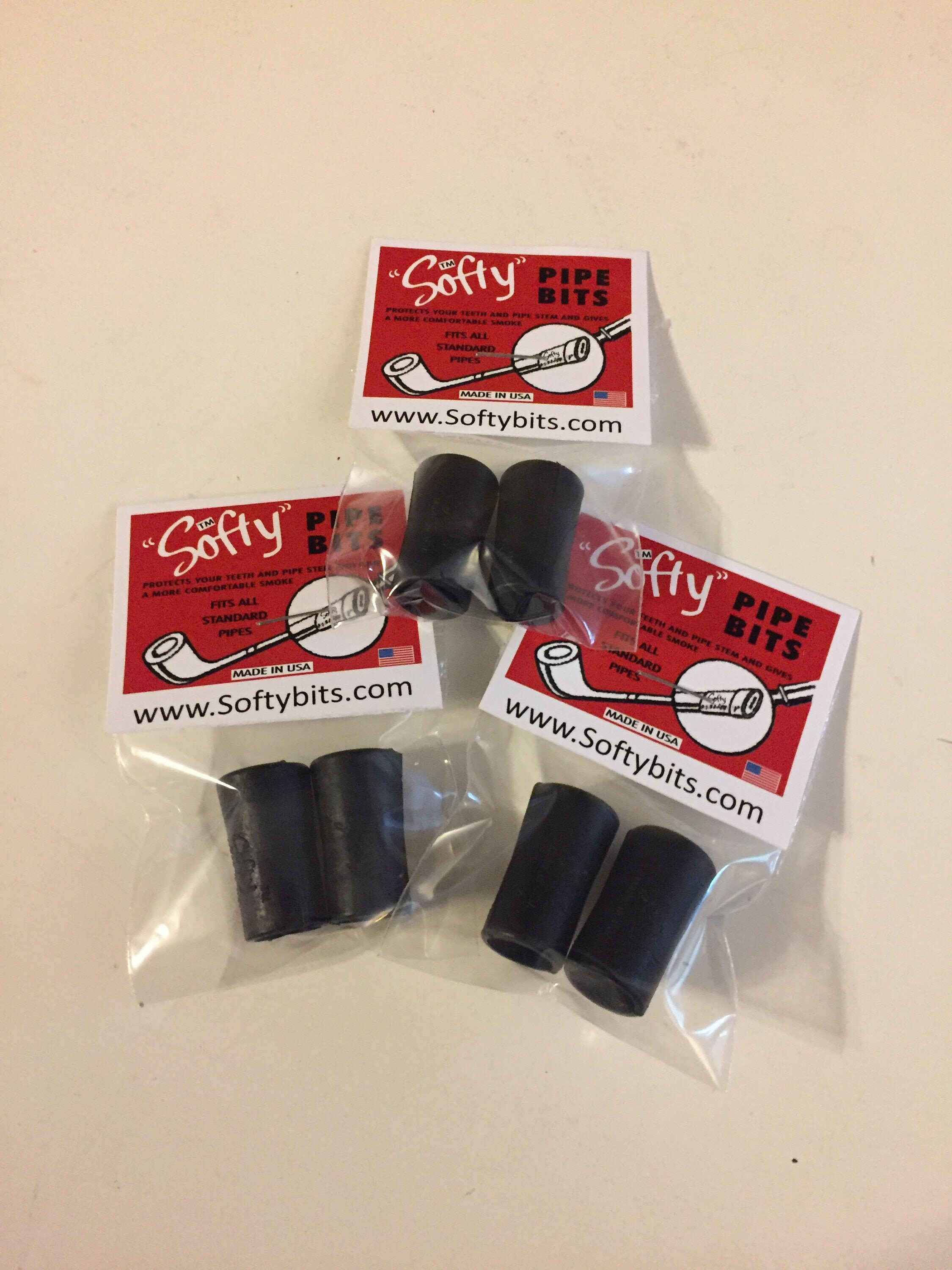 Softy rubber tobacco pipe bitsstandard size 9 mm. 6 pack Etsy