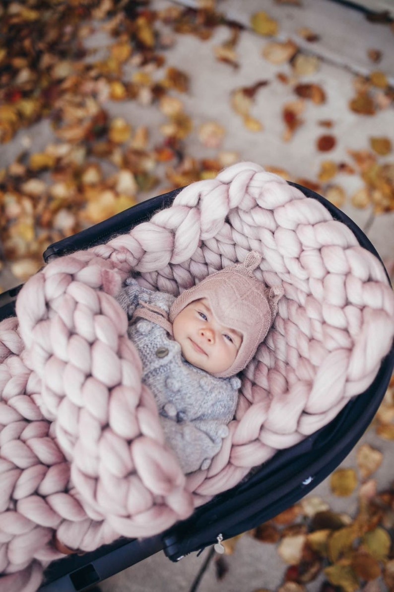 Baby Sleeping Bag. 100% Merino Wool. Handmade in NYC. image 4