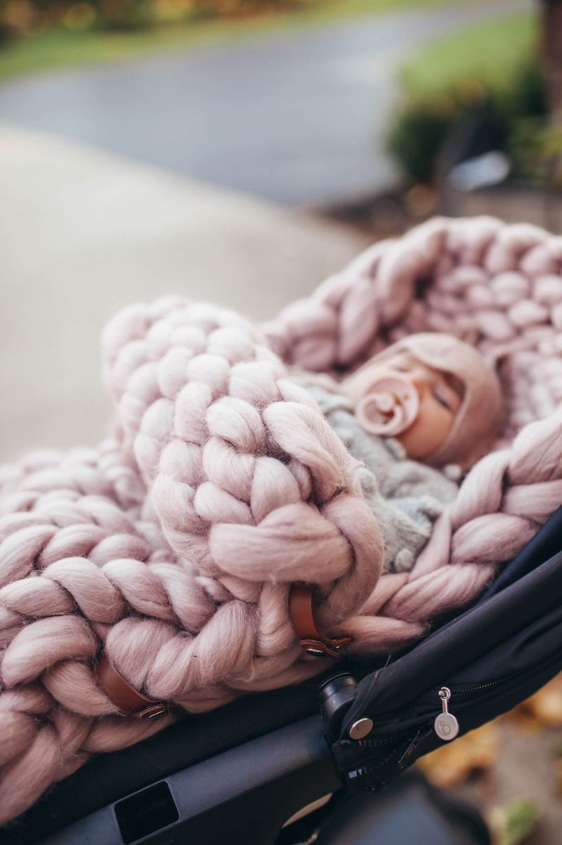 Baby Sleeping Bag. 100% Merino Wool. Handmade in NYC. image 5