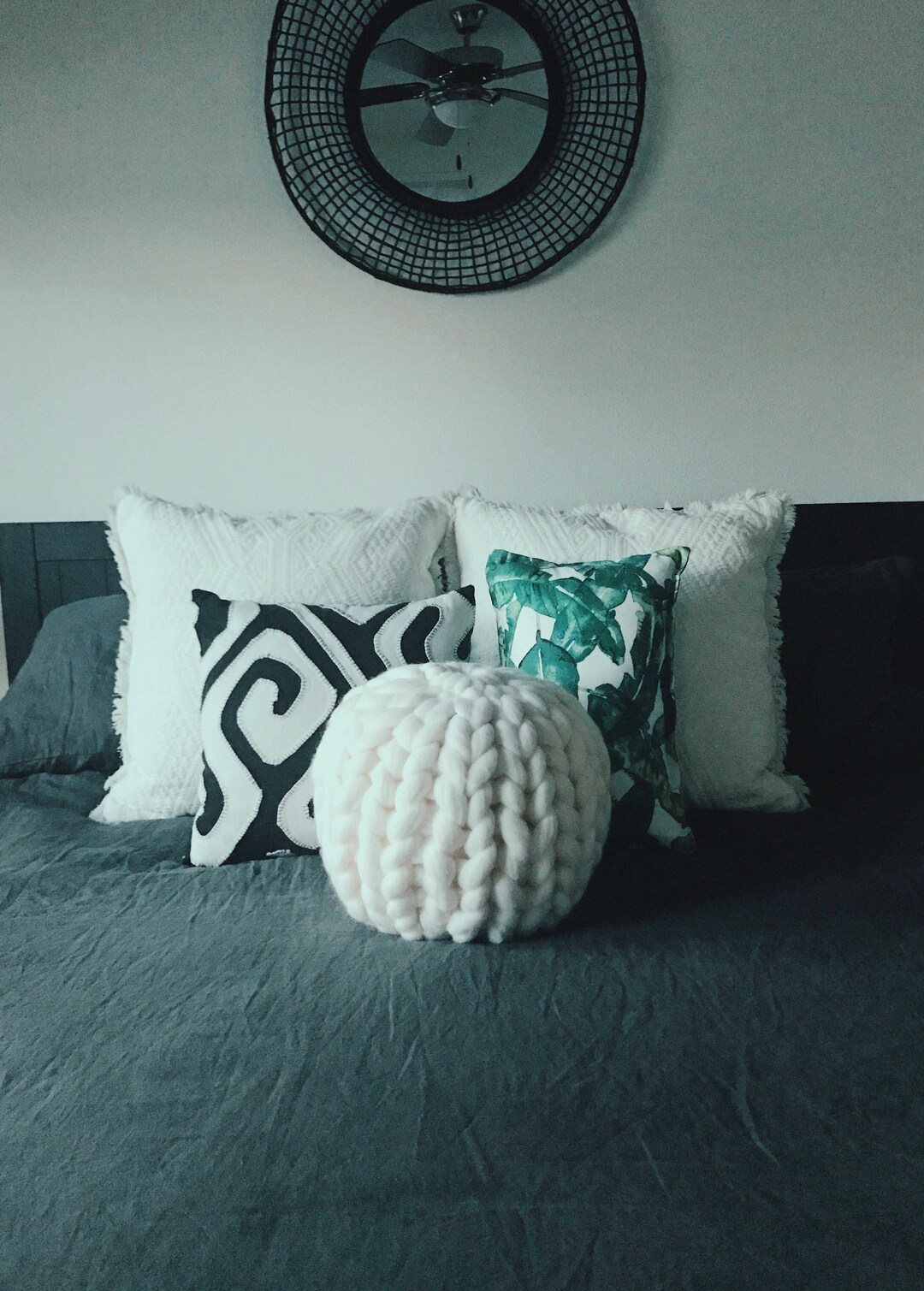 CHUNKY Knit PILLOW Case Handmade in the USA 100 Merino Etsy