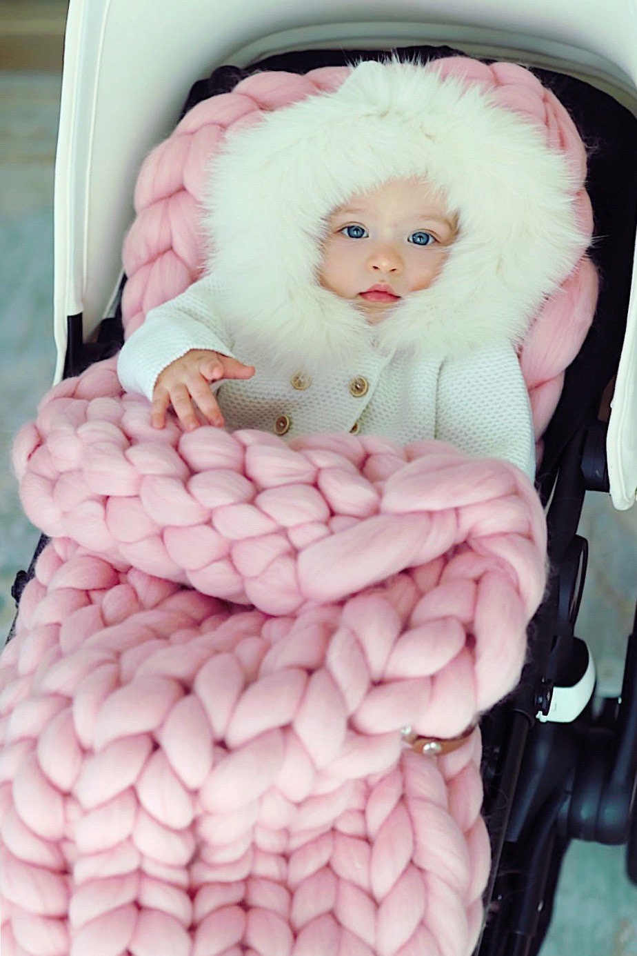 Baby Sleeping Bag. 100 Merino Wool. Handmade in NYC.