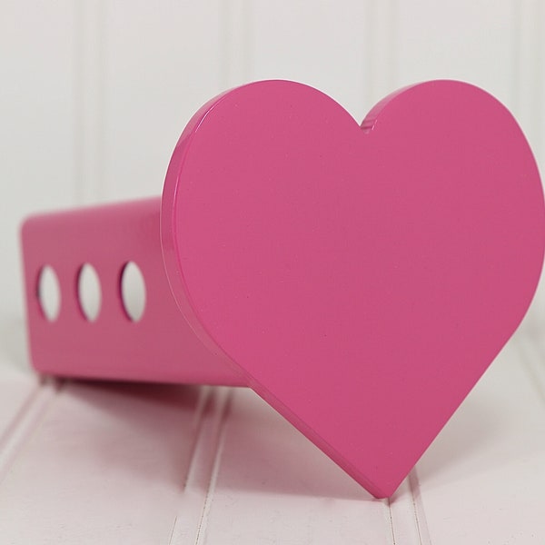 Pink Heart Hitch Cover, 2". Ships Free