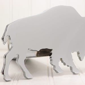 Chrome Bison / Buffalo Hitch Cover – Fits 2” Hitch Receiver