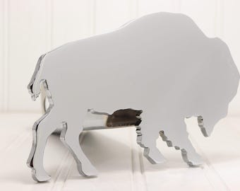 Cubierta de enganche cromada Bison/Buffalo: compatible con receptores de enganche de 2"