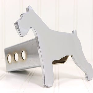 Chrome Schnauzer Hitch Cover – Fits 2” Hitch Receiver