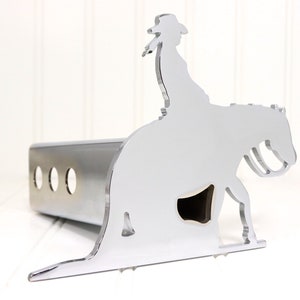 Cowgirl Reining Horse Hitch Cover