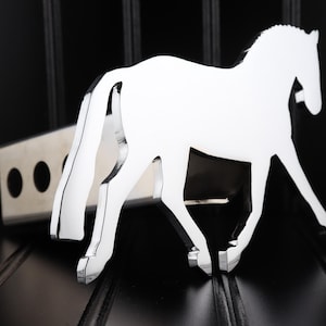 Chrome Dressage Riding Horse Hitch Cover – Fits 2” Hitch Receiver – Free Shipping