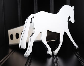 Cubierta cromada para enganche de doma clásica para caballos – Compatible con receptor de enganche de 2” – Envío gratuito