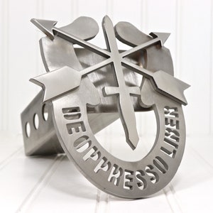 Stainless Steel De Oppresso Liber Hitch Cover, 2&quot;