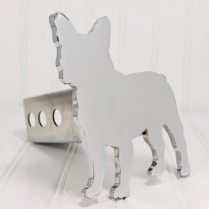 Chrome French Bulldog Hitch Cover – Fits 2” Hitch Receiver