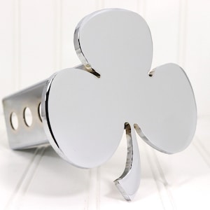 Chrome Shamrock Hitch Cover – Fits 2” Hitch Receiver